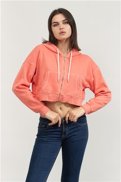 DKNY Kadın Fermuarlı Sweatshirt