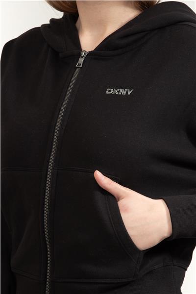 DKNY Kadın Fermuarlı Sweatshirt
