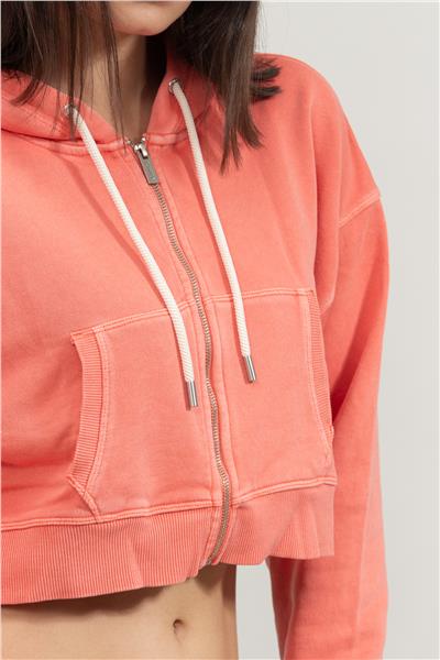 DKNY Kadın Fermuarlı Sweatshirt