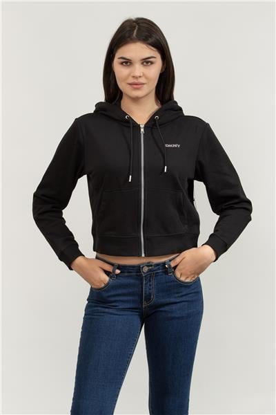 DKNY Kadın Fermuarlı Sweatshirt