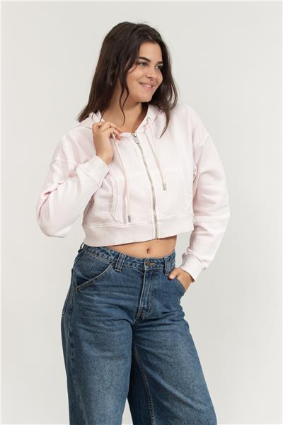 DKNY Kadın Fermuarlı Sweatshirt