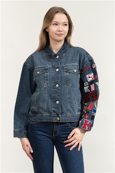 DKNY Kadın Jean Ceket