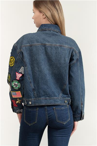 DKNY Kadın Jean Ceket