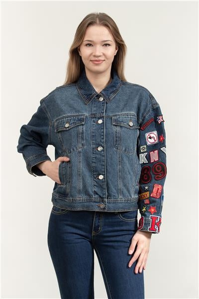 DKNY Kadın Jean Ceket