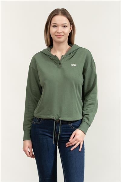DKNY Kadın Kapüşonlu Sweatshirt