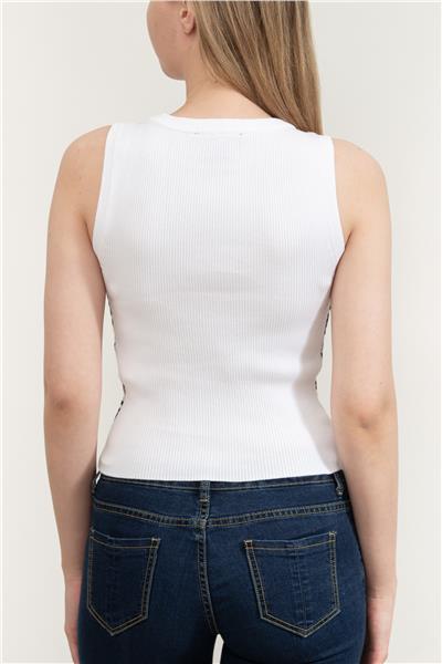 DKNY Kadın Kolsuz T-Shirt