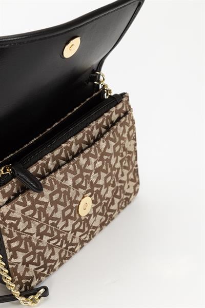 DKNY Kadın Mini Omuz Çantası Krem