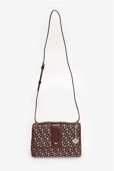 DKNY Kadın Mini Omuz Çantası Bordo