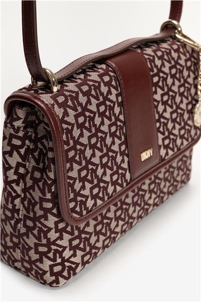 DKNY Kadın Mini Omuz Çantası Bordo