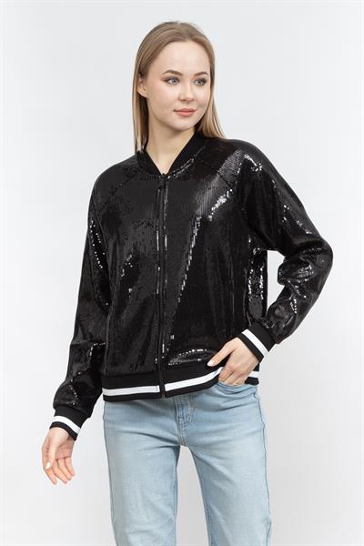 DKNY Kadın Mont Siyah