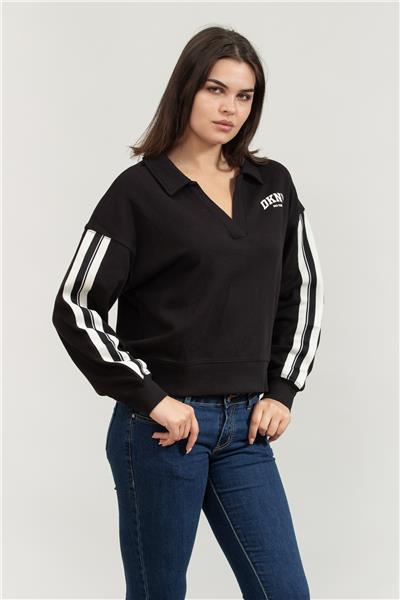 DKNY Kadın Polo Yaka Sweatshirt