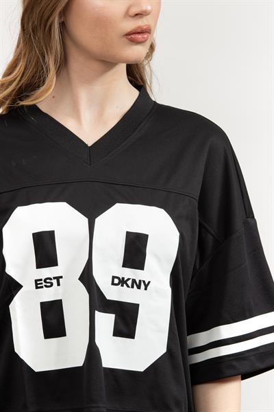 DKNY Kadın V Yaka T-Shirt