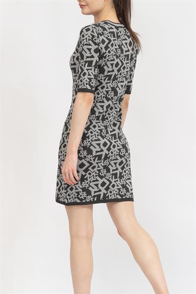 DKNY Logo İntarsia Kadın Elbise