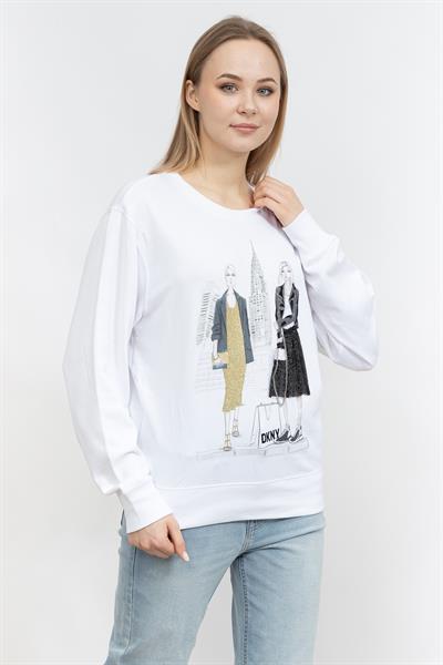 DKNY L/S Two Girl Kadın Triko