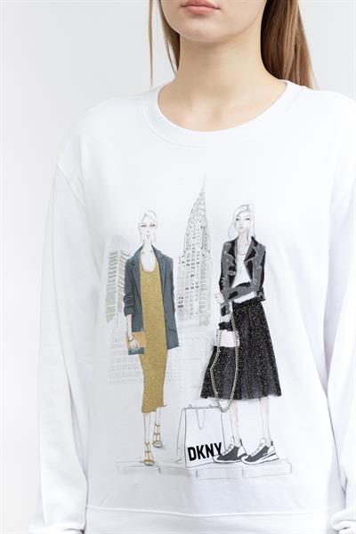 DKNY L/S Two Girl Kadın Triko