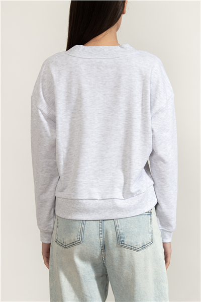 DKNY Metallic Bubble Logo Kadın Eşofman Üstü