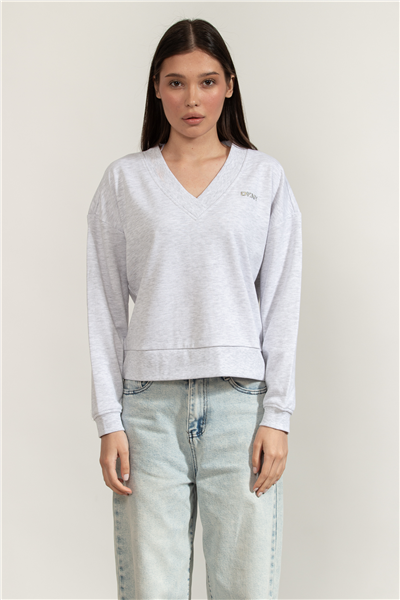 DKNY Metallic Bubble Logo Kadın Eşofman Üstü