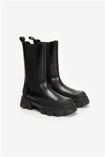 DKNY Mtt Le/Rbrzd Pu Kadın Bot Siyah