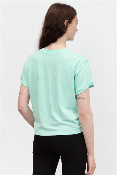 DKNY Pigment Dyed Sport i Kadın Bisiklet Yaka TShirt