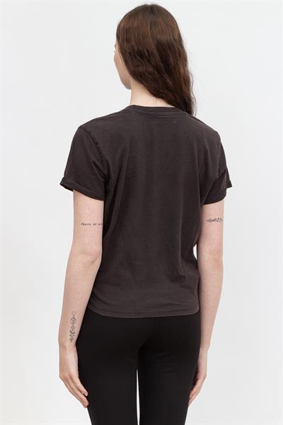 DKNY Pigment Dyed Sport i Kadın Bisiklet Yaka TShirt