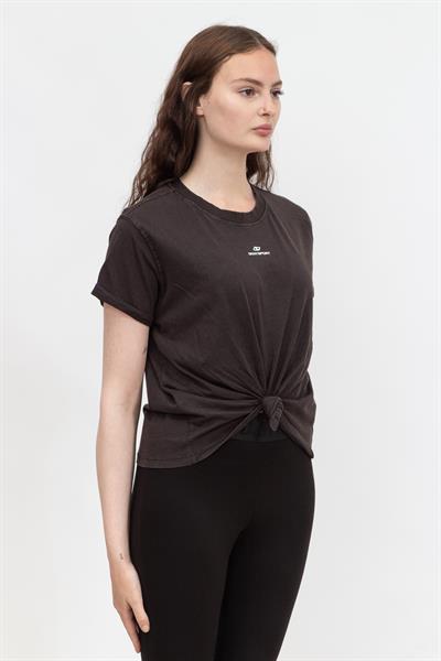 DKNY Pigment Dyed Sport i Kadın Bisiklet Yaka TShirt