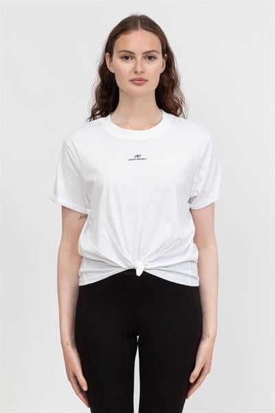 DKNY Pigment Dyed Sport i Kadın Bisiklet Yaka TShirt