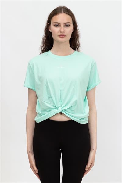 DKNY Pigment Dyed Sport i Kadın Bisiklet Yaka TShirt