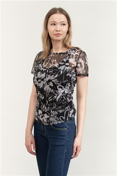 DKNY Prnt Side Kadın Bisiklet Yaka Sweatshirt