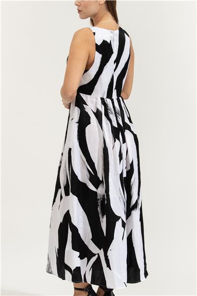 DKNY Prntd Maxi Kadın Elbise