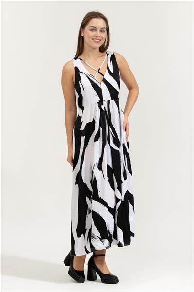 DKNY Prntd Maxi Kadın Elbise