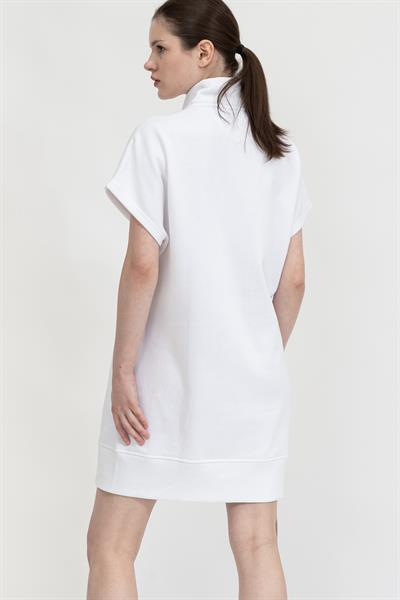DKNY Pulovr 1/2 Zip Dress Kadın Elbise