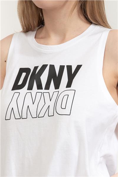 DKNY Reflect Logo Kadın Kolsuz T-Shirt