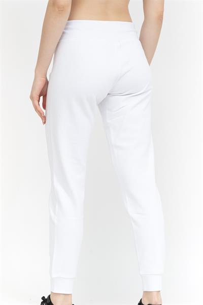 DKNY Rhinestone Logo Kadın Eşofman Altı Beyaz