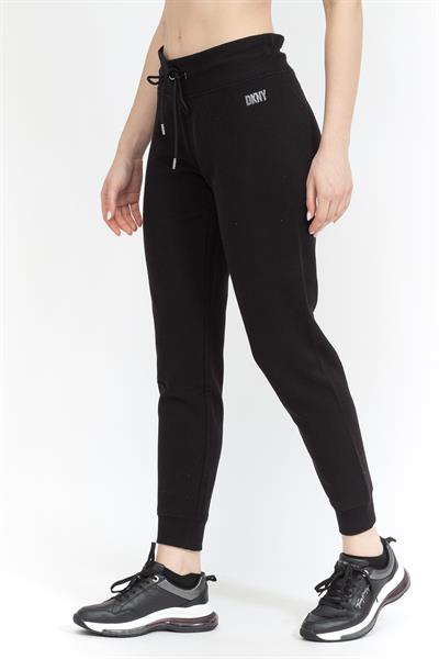 DKNY Rhinestone Logo Kadın Eşofman Altı Siyah