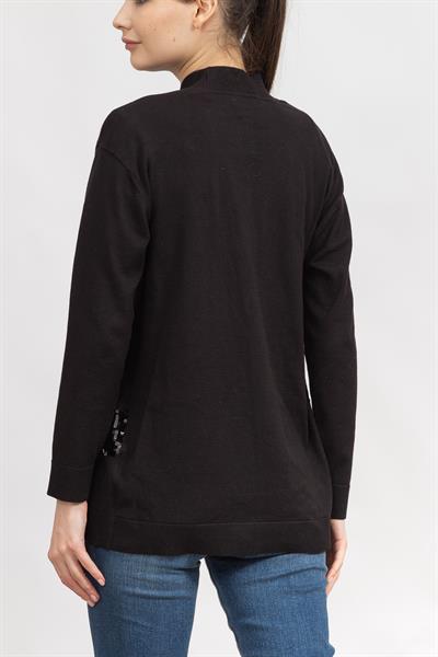 DKNY Sequin Stripe Kadın Hırka