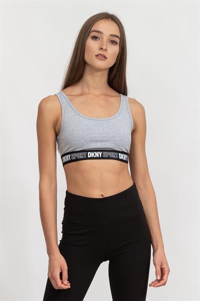 DKNY Sport Outline Logo Kadın Sporcu Sütyen