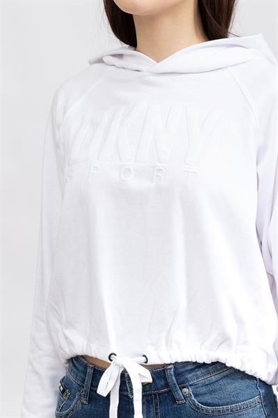 DKNY Terry Kadın Kapüşonlu Sweatshirt