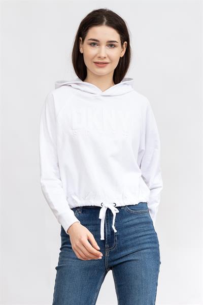 DKNY Terry Kadın Kapüşonlu Sweatshirt