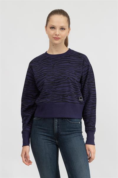 DKNY Tiger King Print Cro Kadın Triko