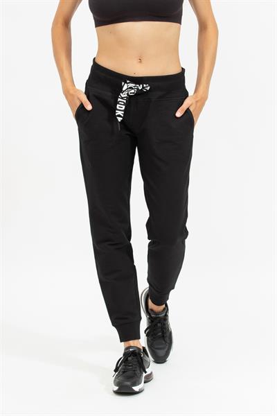 DKNY Two Tone Drawcord Kadın Eşofman Altı Siyah