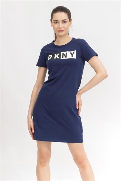 DKNY Two Tone Logo Kadın Elbise