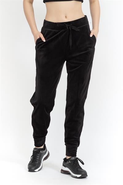 DKNY Velour Kadın Eşofman Altı Siyah