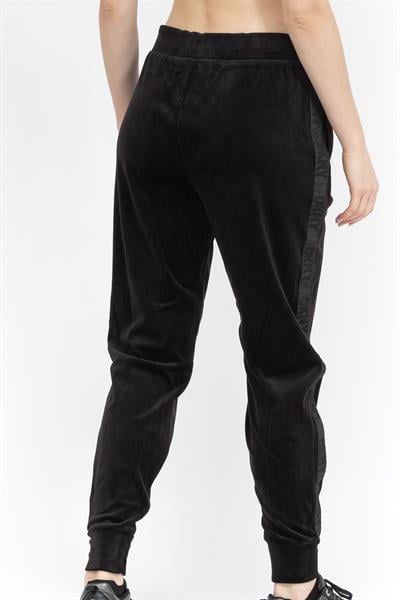 DKNY Velour Kadın Eşofman Altı Siyah
