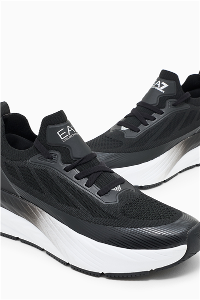 EA7 Black And White 10Th Anniversary Sneakers