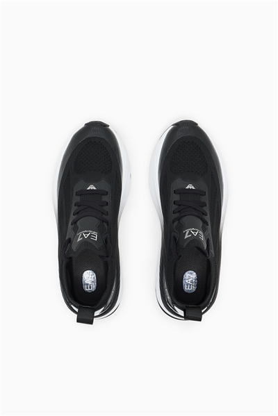 EA7 Black And White 10Th Anniversary Sneakers