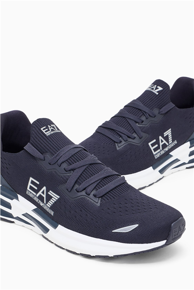 EA7 Black And White 10Th Anniversary Sneakers
