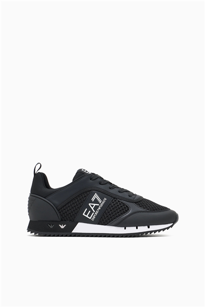 EA7 Black And White 10Th Anniversary Sneakers Siyah