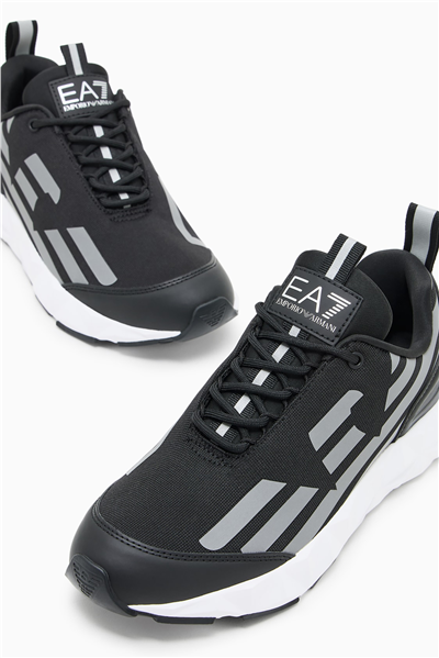 EA7 Black And White 10Th Anniversary Sneakers