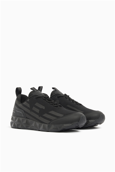 EA7 Black And White 10Th Anniversary Sneakers