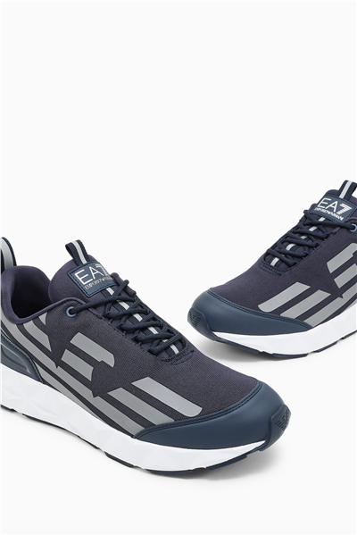 EA7 Black And White 10Th Anniversary Sneakers